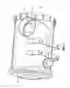 Fig. 02 - Filter element with features to improve pre-cleaning performance, sealing, and structural support