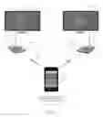 Fig. 02 - Coordinated content distribution to multiple display receivers