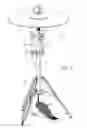 Fig. 02 - Hi-hat cymbal fixed in a closed position