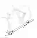 Fig. 01 - Anchor on a load carrier for a bicycle through-axle