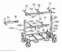 Fig. 01 - Industrial cart with interchangeable accessories