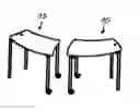 Fig. 01 - Table furniture and assembly kit for generating an array of items of furniture