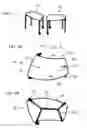 Fig. 02 - Table furniture and assembly kit for generating an array of items of furniture