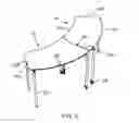 Fig. 06 - Table furniture and assembly kit for generating an array of items of furniture