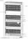 Fig. 01 - Cable backplane system having locking assemblies