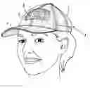 Fig. 01 - Novelty apparel with multiple attached conformable selectable indicia