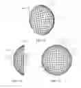 Fig. 04 - Natural-path tearstraps and stiffeners for spherical composite pressure bulkheads