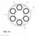Fig. 13 - Inner swirling flame gas burner