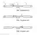 Fig. 02 - Weighing system for dynamically weighing a flow of items with two consecutive flat weighing sections associated with a first support for aligning adjacent ends of the sections in the same plane and a second support to create a zero weighing sensitivity at the distal ends