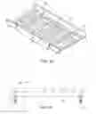 Fig. 07 - Weighing system for dynamically weighing a flow of items with two consecutive flat weighing sections associated with a first support for aligning adjacent ends of the sections in the same plane and a second support to create a zero weighing sensitivity at the distal ends