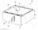 Fig. 01 - OPTICAL NETWORK CABLE BOX WITH PREFORMED CABLE PORTS AND BLOCKING GATE
