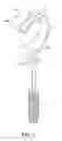 Fig. 06 - Middle Ear Prosthesis with Recesses for Applicator Engagement