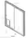 Fig. 02 - Low profile latch and closing panel for pet door