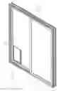 Fig. 01 - Low profile latch and closing panel for pet door