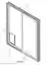 Fig. 02 - Low profile latch and closing panel for pet door