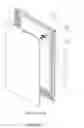 Fig. 05 - Low profile latch and closing panel for pet door