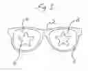 Fig. 02 - Decal for eyeglasses