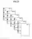 Fig. 22 - Selectively controlling the pasting area of each sheet in a sheet binding device