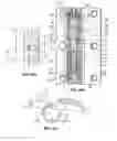 Fig. 43 - Hinge device for doors, shutters or the like