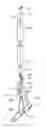 Fig. 01 - Deployment instrument for closure device for percutaneously sealing punctures