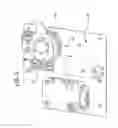 Fig. 08 - Vending machine lock with motor controlled slide-bar and hook mechanism and electronic access