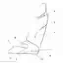 Fig. 01 - High back booster seat/child restraint