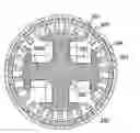 Fig. 01 - Magnetic gear with first and second members arranged to interact in a magnetically geared manner