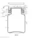 Fig. 09 - Container assembly with one-piece child resistant closure