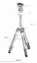 Fig. 02 - Inversely foldable camera tripod being rapidly assembled