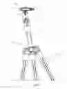 Fig. 09 - Inversely foldable camera tripod being rapidly assembled