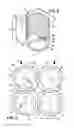 Fig. 05 - Plastic flanged containers and food product pack comprising such containers