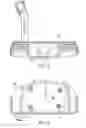 Fig. 04 - Putter with integral sightline and sole plate