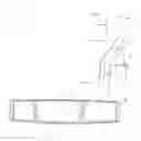 Fig. 10 - Putter with integral sightline and sole plate