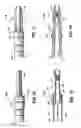 Fig. 40 - Ratcheting mechanism for surgical stapling device