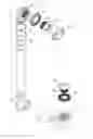 Fig. 01 - Bathtub drain and overflow kit