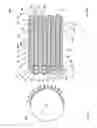 Fig. 11 - Device suitable for treatment of a fluid as well as a method and machine suitable for the manufacture of such a device
