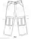 Fig. 02 - Garment with Knee Pads