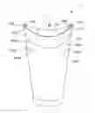 Fig. 01 - Cup with integral closure flaps restricting spillage