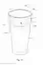 Fig. 09 - Cup with integral closure flaps restricting spillage