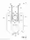 Fig. 13 - Liquefier assembly with multiple-zone plate heater assembly