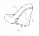 Fig. 01 - REMOVABLE WEDGE HEEL AND METHOD OF CUSTOMIZING THE SAME