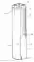 Fig. 01 - Prefabricated concrete pole base and adjustable connector