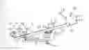 Fig. 01 - String Trimmer Rack Apparatus with Foot Control for Zero-turn Lawn Mower