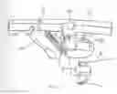 Fig. 03 - String Trimmer Rack Apparatus with Foot Control for Zero-turn Lawn Mower
