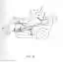 Fig. 11 - String Trimmer Rack Apparatus with Foot Control for Zero-turn Lawn Mower