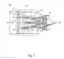 Fig. 02 - Gas turbine engine with a fire wall and an off-take device