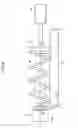 Fig. 15 - Device and method for forming end of coiled spring