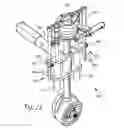 Fig. 22 - Machine suspension and height adjustment