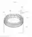 Fig. 07 - End-ring for induction motor, rotor having the same