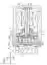 Fig. 02 - Scroll-type compressor with gas passage formed in orbiting plate to restrict flow from compression chamber to back pressure chamber